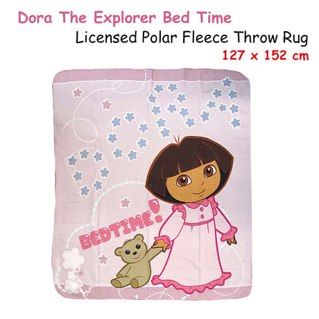 Kids Caprice Polar Fleece Throw Dora Explorer 127 x 152 cm