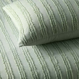 Vintage Design Homewares Reflections Sage Cotton Quilt Cover Set Single