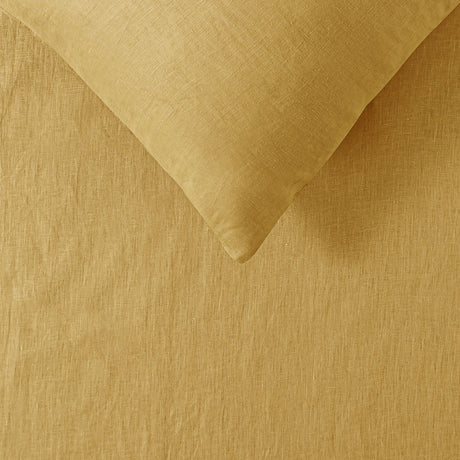 Vintage Design Homewares 100% Linen Ochre Sheet Set Queen