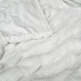 J Elliot Home Skyler Ivory Faux Fur Throw 130 x 160cm