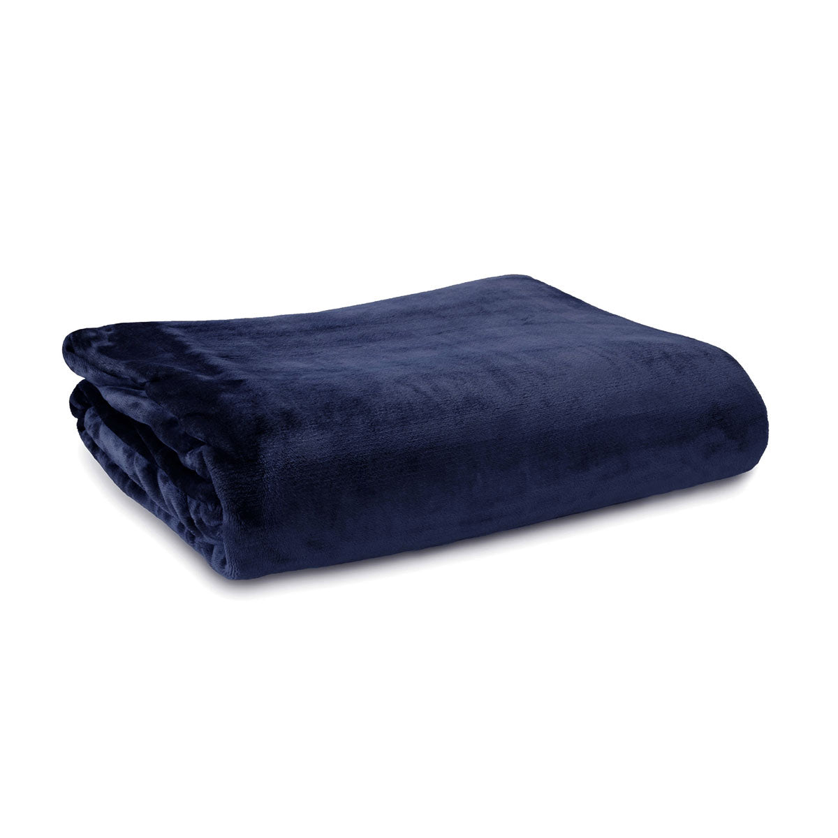 Ardor Lucia Luxury Push Blanket Navy Super King