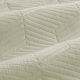 Ardor Maxwell Tan Embossed Vintage Washed Quilt Cover Set Queen