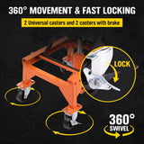 160KG Light Motorbike Lift Dirt Bike Hydraulic Scissor Jack Hoist with Castors