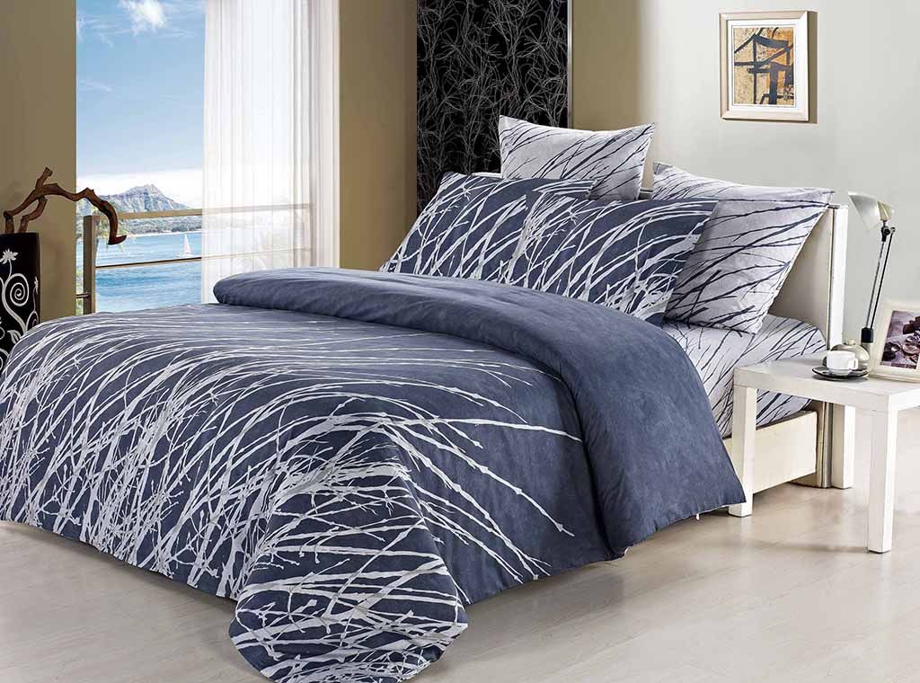 Esha Double Size Duvet Quilt Cover Set