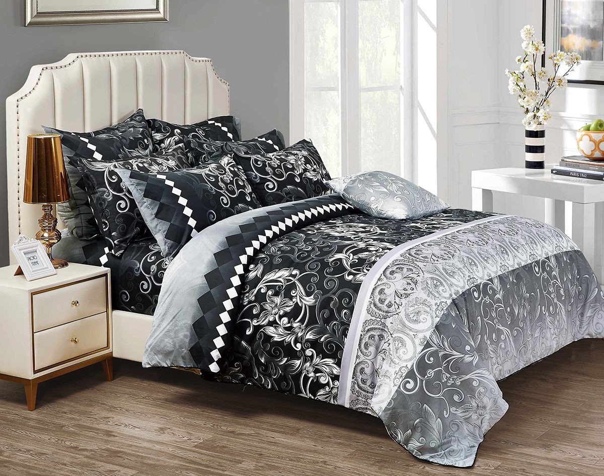 Costa King Size Duvet Quilt Cover Set