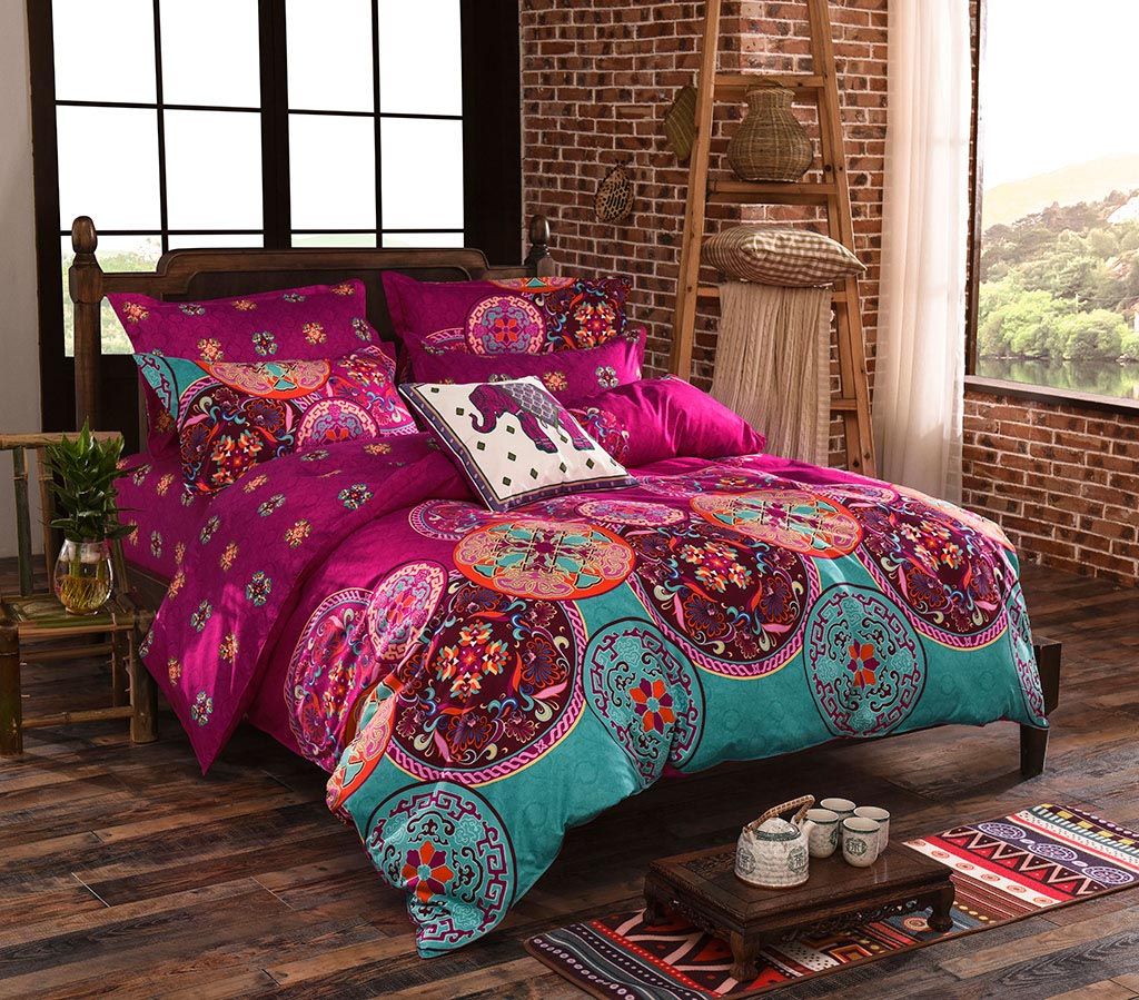 Mandala King Size Duvet Quilt Cover Set