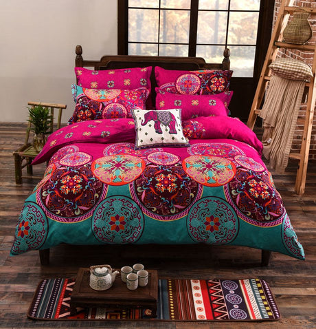 Mandala King Size Duvet Quilt Cover Set