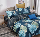 Leaves King Size Quilt/Duvet Cover Set