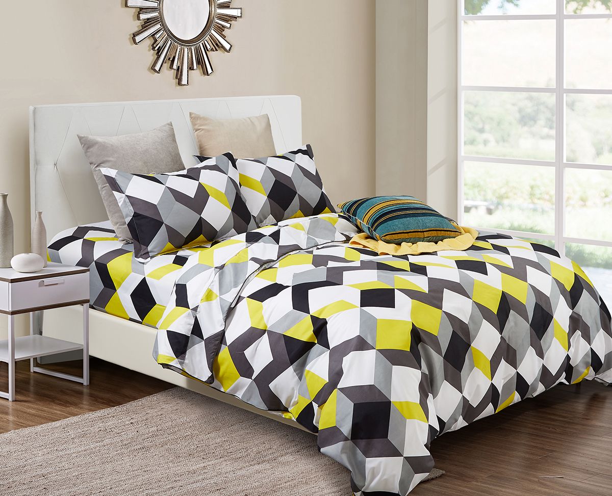 Jensson King Size Duvet Quilt Cover Set