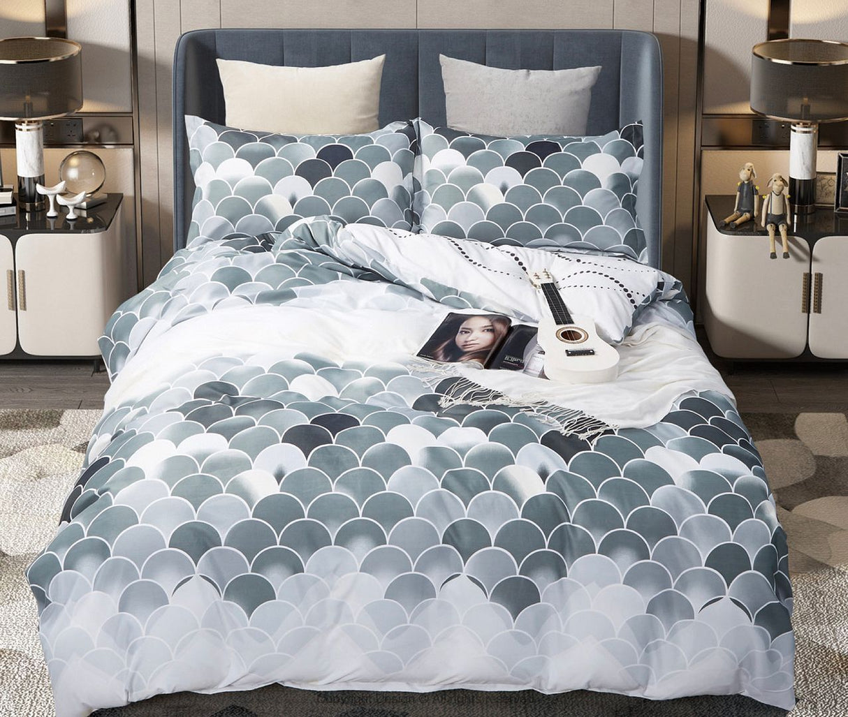 Millie Queen Size Quilt/Duvet Cover Set