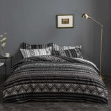 Hugo Reversible Queen Size Duvet Quilt Cover Set