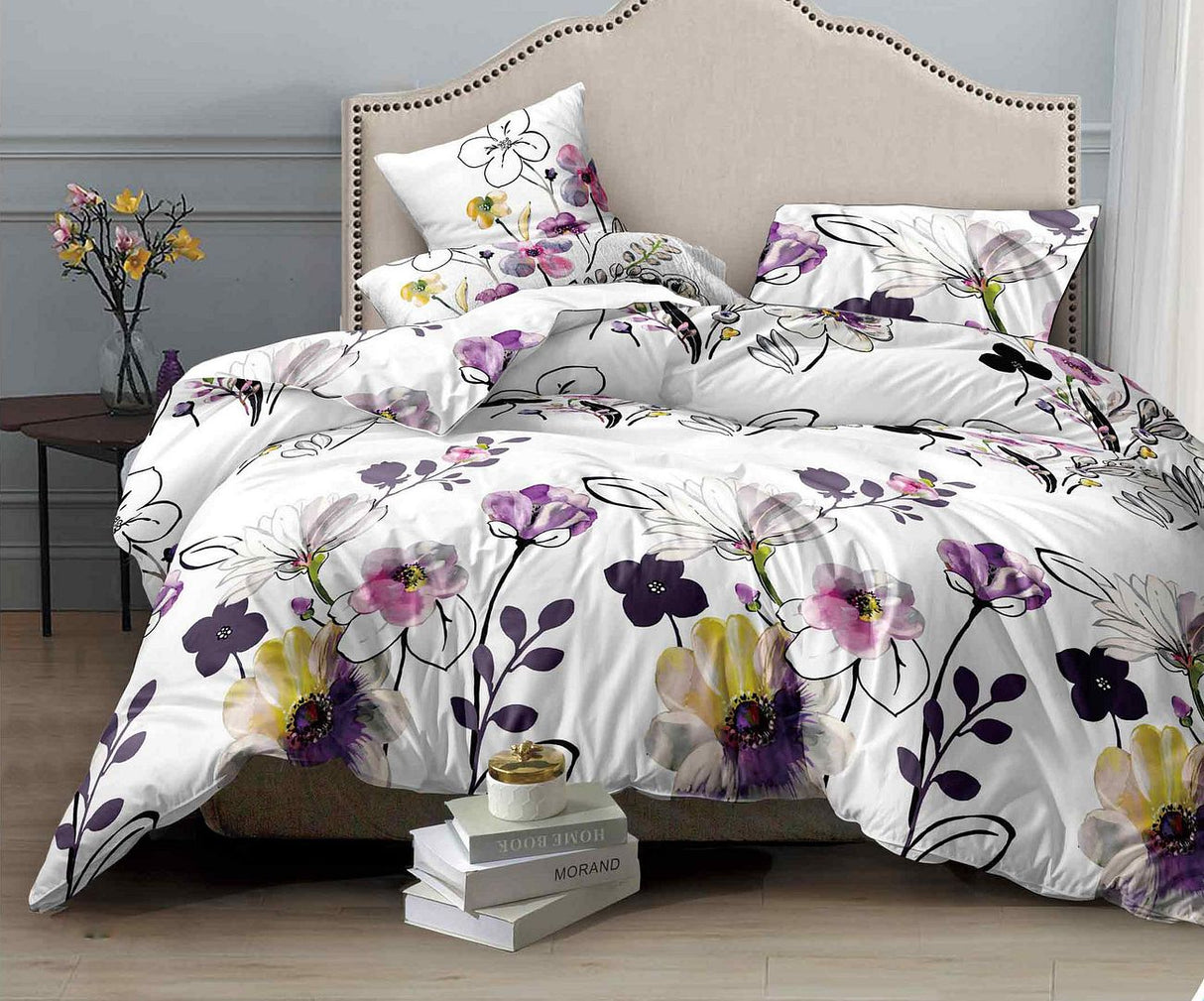 Bloom Super King Size Duvet Quilt Cover Set