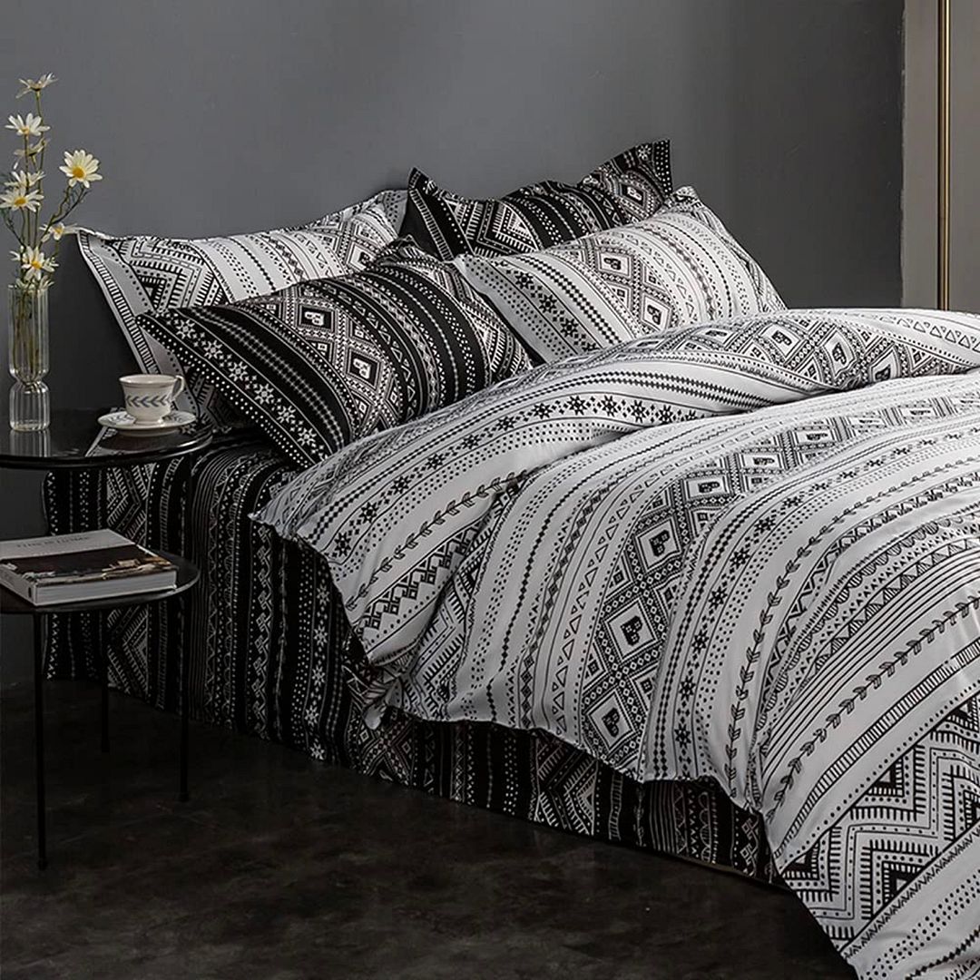 Tugo Reversible Super King Size Quilt/Duvet Cover Set