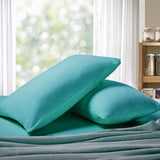 1000TC Premium Ultra Soft Queen size Pillowcases 2-Pack - Teal