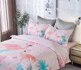 Flamingo Kids Quilt Cover Set - Double Size