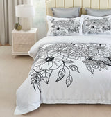 Viene Floral Quilt Cover Set - King Size