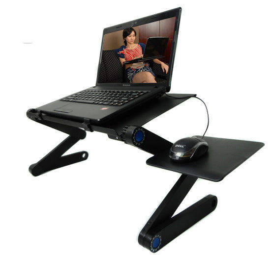 Adjustable Laptop Stand with Mouse Pad