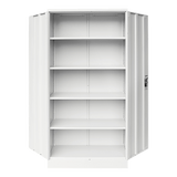 Two-Door Shelf Office Gym Filing Storage Locker Cabinet Safe