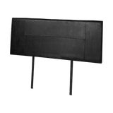 PU Leather Double Bed Headboard Bedhead - Black