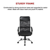 Ergonomic Mesh PU Leather Office Chair