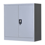 Two-Door Shelf Office Gym Filing Storage Locker Cabinet Safe