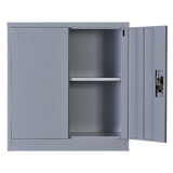 Two-Door Shelf Office Gym Filing Storage Locker Cabinet Safe