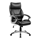 PU Leather Office Chair Executive Padded Black