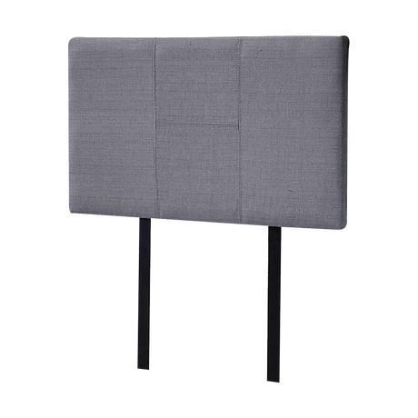 Linen Fabric Single Bed Headboard Bedhead - Grey