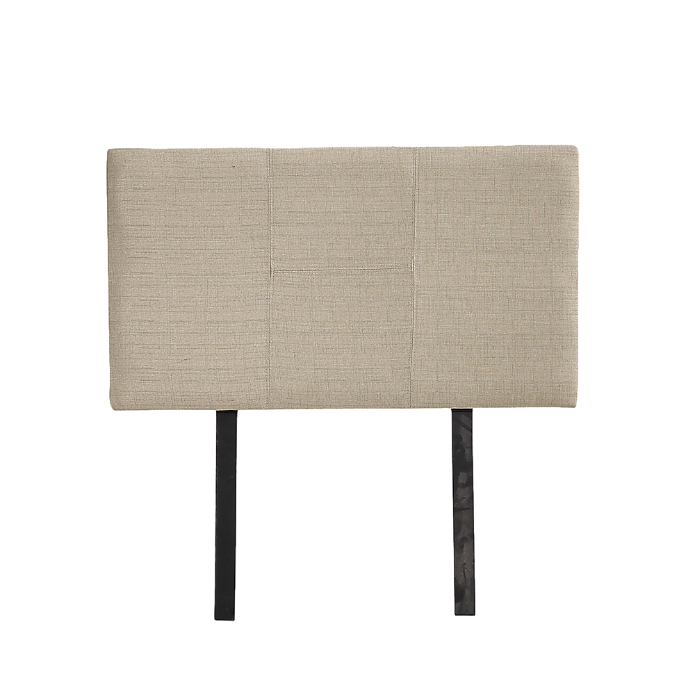 Linen Fabric Single Bed Headboard Bedhead - Beige