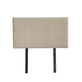 Linen Fabric Single Bed Headboard Bedhead - Beige