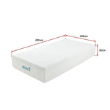 Palermo King Single Mattress 30cm Memory Foam Green Tea Infused CertiPUR Approved