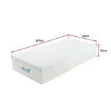 Palermo Single Mattress 30cm Memory Foam Green Tea Infused CertiPUR Approved