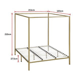 4 Four Poster King Bed Frame