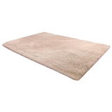 200x140cm Floor Rugs Large Shaggy Rug Area Carpet Bedroom Living Room Mat - Beige