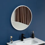 90cm Round Wall Mirror Bathroom Makeup Mirror by Della Francesca