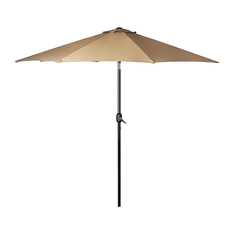 9FT Patio Umbrella Outdoor Garden Table Umbrella with 8 Sturdy Ribs