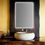 Smart Mirror Bathroom Vanity LED Lighted Wall Mirror 800x600mm