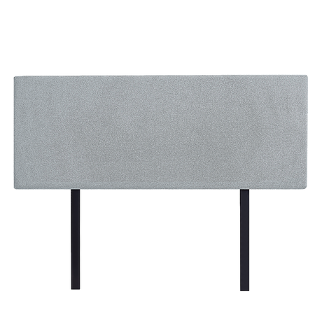 Linen Fabric Double Bed Deluxe Headboard Bedhead - Stone Grey