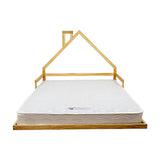 Pine Wood Floor Bed House Frame for Kids and Toddlers