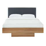 Ember Wood Floating Bed Frame Queen
