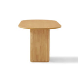 Ember 6 Seater Column Dining Table in Natural