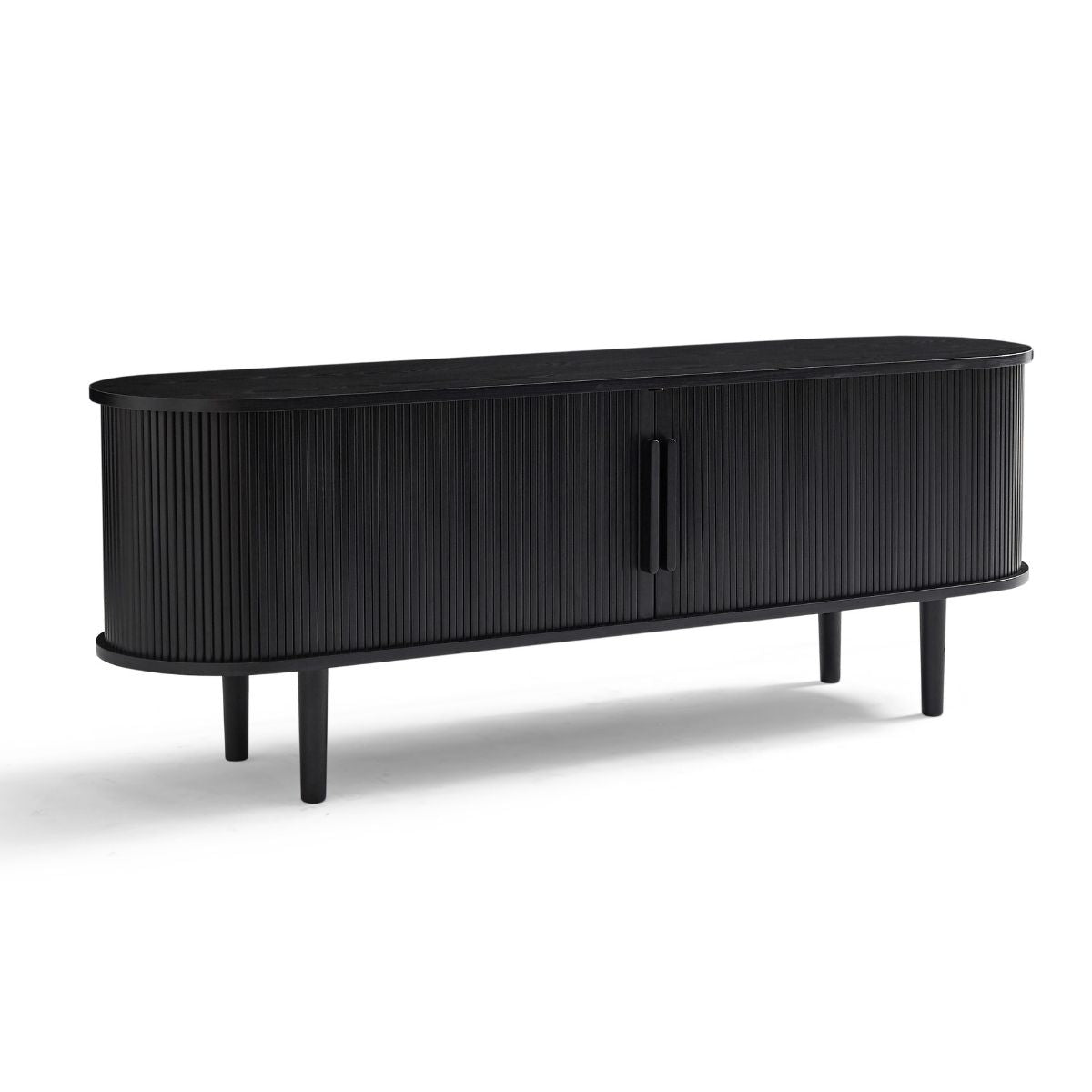 Kate Black Column TV Stand 160cm