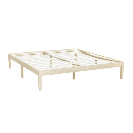 BRUNO Wooden Bed Frame - King Size