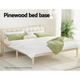 BRUNO Wooden Bed Frame - King Size