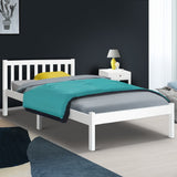 Sofie White Pine Bed Frame - King Single Size