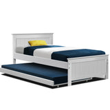 Elvis Trundle Bed Frame - King Single