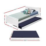 Elvis Trundle Bed Frame - King Single