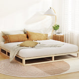 Bed Frame King Single Size Wooden White JADE