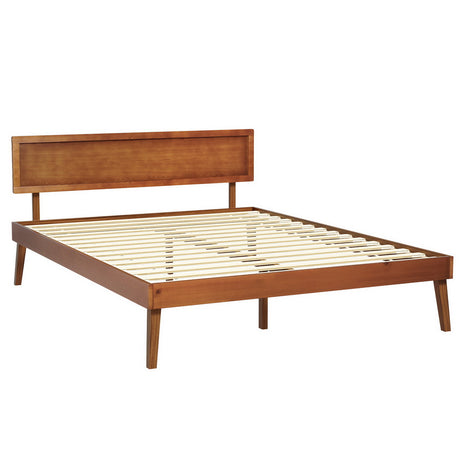 SPLAY Walnutt Queen Bed Frame