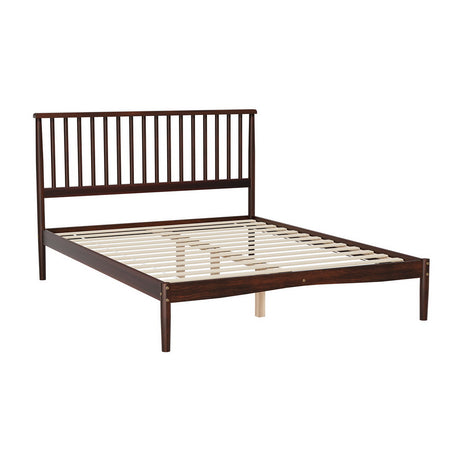 VISE Walnut Bed Frame Double Size